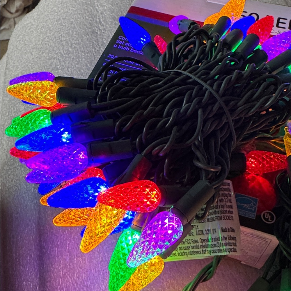 Multicolor LED Holiday String Lights - Picture 3 of 11